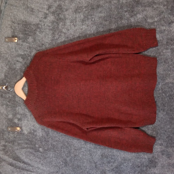 Ll Bean Classic Ragg Lambs Wool Mens Sweater Henley Knit Pullover Gradpacore Xl - Picture 3 of 10